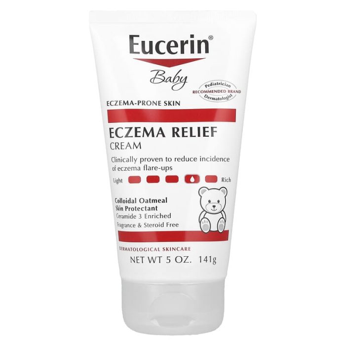 يوسرين كريم علاج الأكزيما للأطفال 141جم Eucerin Baby Eczema Relief Cream For Eczema-Prone Skin