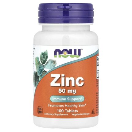 ناو فودز‏ زنك 50 ملجم 100 قرص NOW Foods Zinc 50 mg