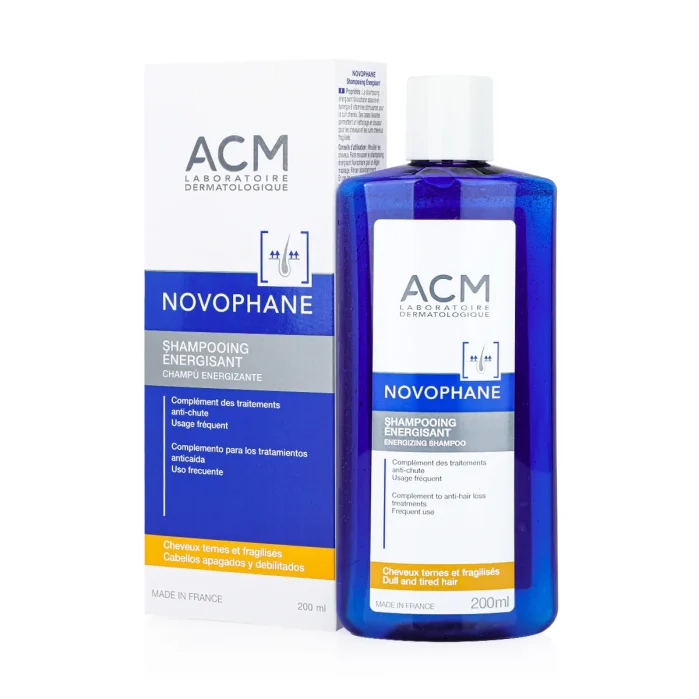 ACM Novophane Energizing Shampoo شامبو اي سي ام لتحفيزة فروة الرأس 200مل
