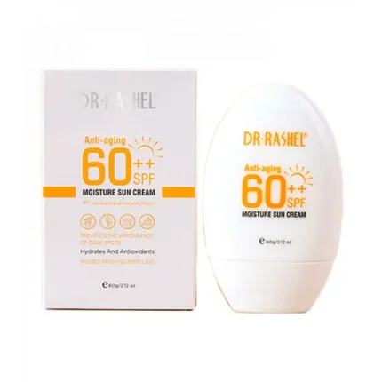 د راشيل كريم واقي الشمس المضاد للشيخوخة 60جم Dr Rashel Anti-Aging Spf60 Moisture Sun Cream